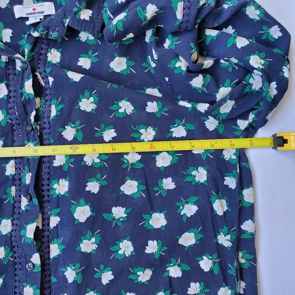 Lands End for Draper James Floral Dress Size M - Picture 5 of 6